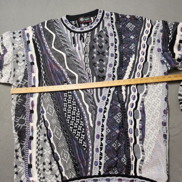 Vintage Tundra Sweater Coogi Style Knit Sweater 2XLT 90s - Picture 14 of 14